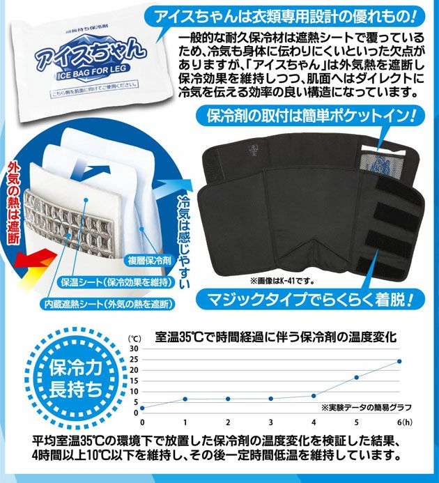 荘快堂 脚絆 暑寒対応安全脚絆 K-51