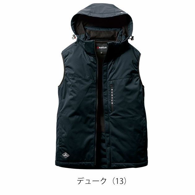 S～XL BURTLE バートル 防寒作業服 防寒着 ストレッチフーディ防寒ベスト（ユニセックス） 3264