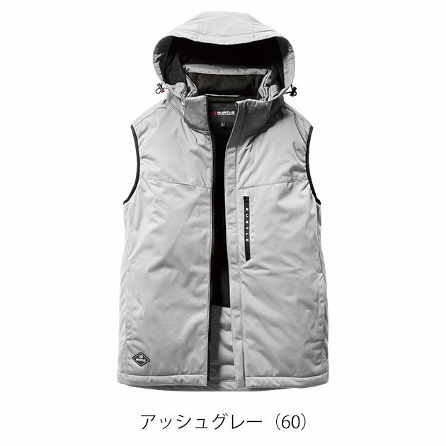 S～XL BURTLE バートル 防寒作業服 防寒着 ストレッチフーディ防寒ベスト（ユニセックス） 3264