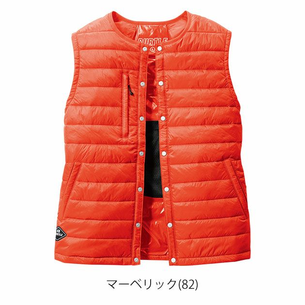 XXL BURTLE バートル 電熱ベスト 作業着 ダウンベスト 2024年新作（ユニセックス） 3254