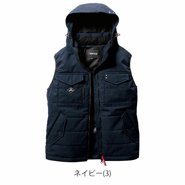 S～XL BURTLE バートル 電熱ベスト 作業着 防寒ベスト（ユニセックス） 5054