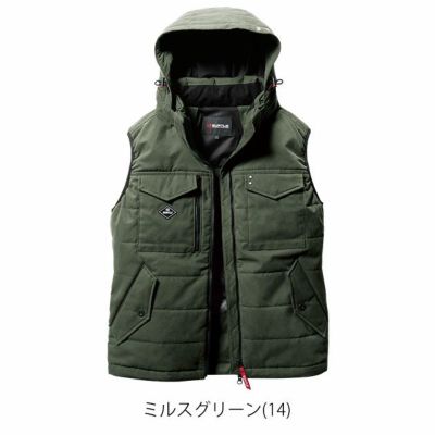 S～XL BURTLE バートル 電熱ベスト 作業着 防寒ベスト（ユニセックス） 5054