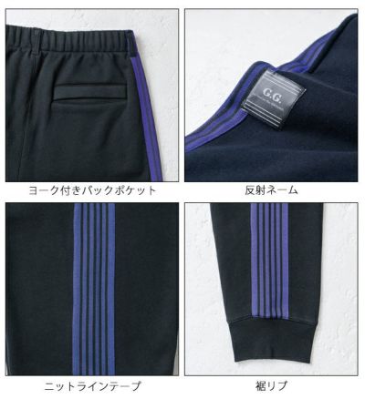 S～3L SOWA 桑和 秋冬作業服 作業着 ジョガーパンツ（ノータック） 1524-07