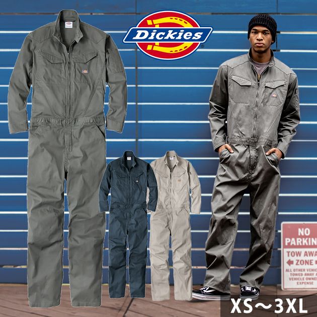 Dickies ディッキーズ つなぎ服 作業着 ストレッチヘリンボーン ツナギ  