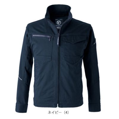 4L～5L EVENRIVER イーブンリバー 秋冬作業服 作業着 ソリッドストレッチジャケット US1607