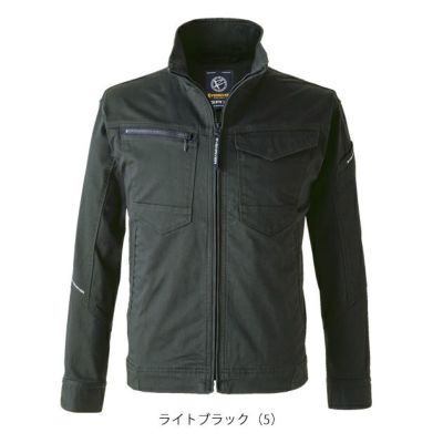 4L～5L EVENRIVER イーブンリバー 秋冬作業服 作業着 ソリッドストレッチジャケット US1607
