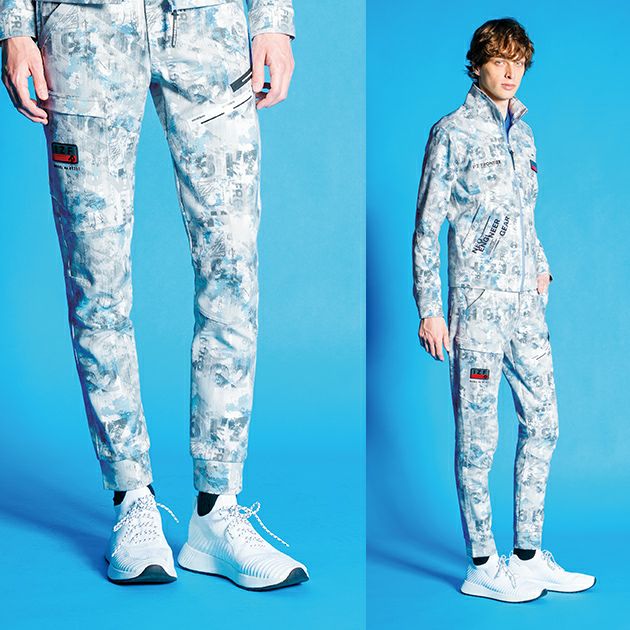 アイズフロンティア 秋冬作業服 作業着 ヘビージャージーカモフラジョガーパンツ 5353P