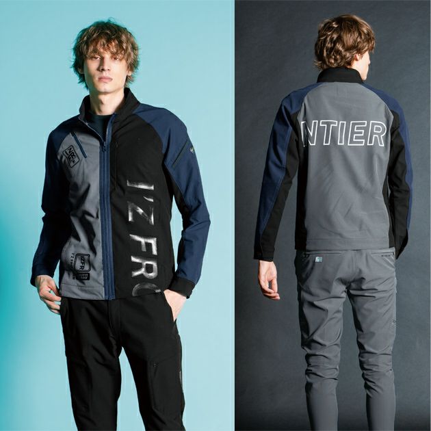 アイズフロンティア 秋冬作業服 作業着 エアーレイヤーA.D.ストレッチワークジャケット 3840S