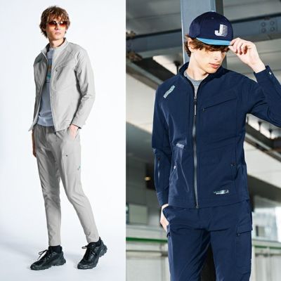 アイズフロンティア 秋冬作業服 作業着 ライトウェイトA.D.ストレッチワークジャケット 3090