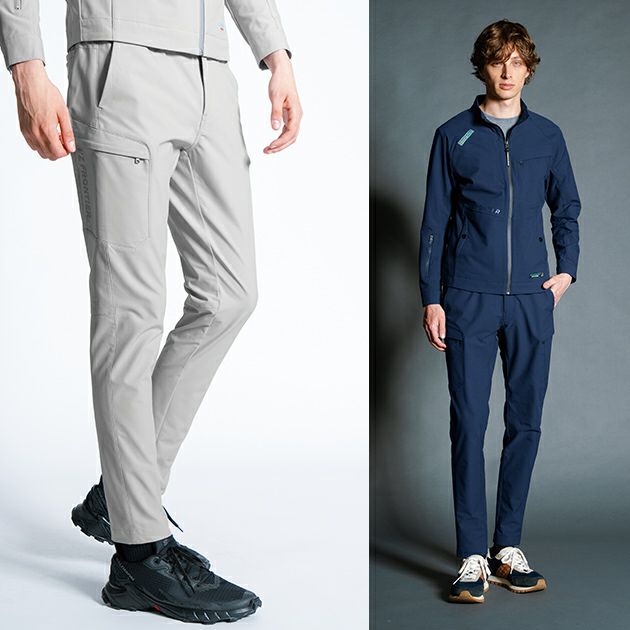 アイズフロンティア 秋冬作業服 作業着 ライトウェイトA.D.ストレッチカーゴパンツ 3092