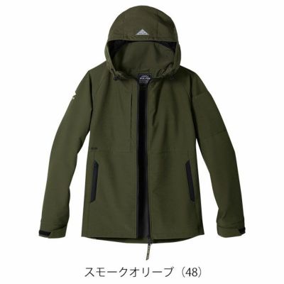 S～4L シンメン 秋冬作業服 作業着 バルキーライト4WAYストレッチフーディー 02481