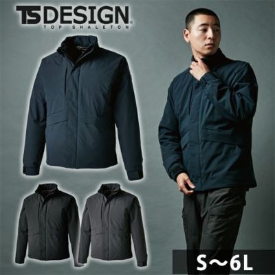 S～4L TSDESIGN 藤和 防寒作業服 防寒着 ファイバーダウンジャケット 84736