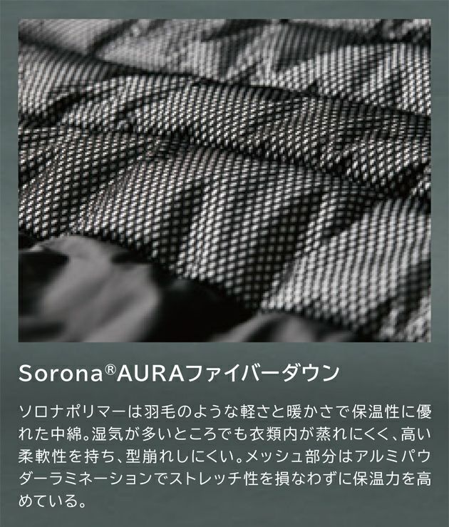 S～4L TSDESIGN 藤和 防寒作業服 防寒着 ファイバーダウンジャケット 84736