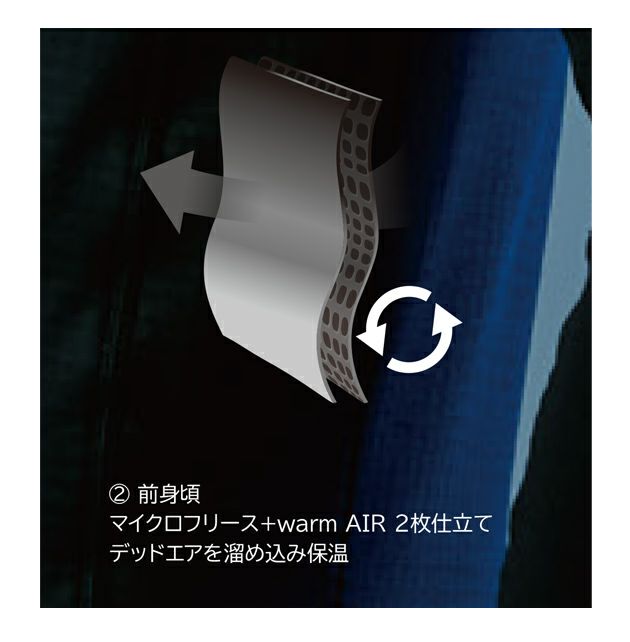 S～3L TSDESIGN 藤和 秋冬インナー ウインドストップハイネック 3225