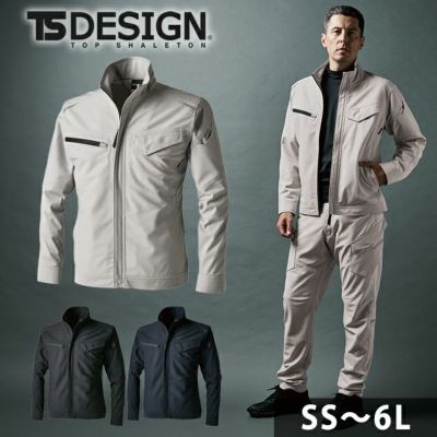 5L～6L TSDESIGN 藤和 秋冬作業服 作業着 ドライテックジャケット 84656
