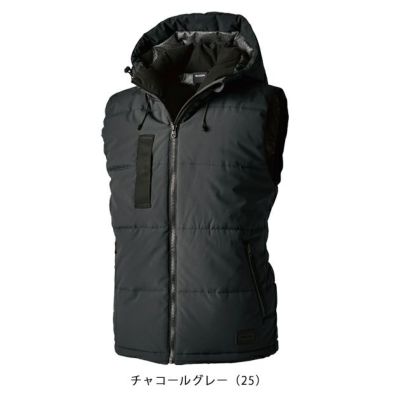 5L～6L TSDESIGN 藤和 防寒作業服 防寒着 リフレクティブファイバーダウンベスト 1928