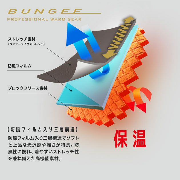 M～4L DOGMAN ドッグマン 防寒作業服 防寒着 防風ストレッチ長袖プルオーバー 840008