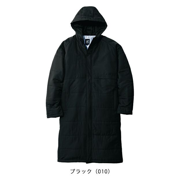 S～L アイトス 防寒作業服 防寒着 ベンチコート（男女兼用） AZ-8291