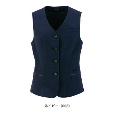 17～19 アイトス 秋冬作業服 作業着 レディースベスト 46011