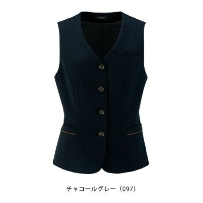 17～19 アイトス 秋冬作業服 作業着 レディースベスト 46011
