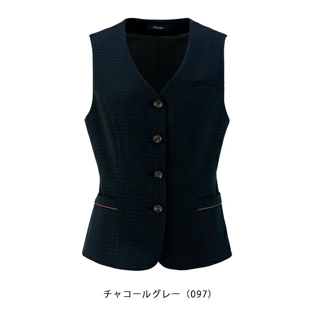 17～19 アイトス 秋冬作業服 作業着 レディースベスト 46011