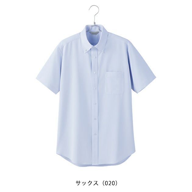 S～LL アイトス 秋冬作業服 作業着 メンズ半袖ボタンダウンシャツ 634160