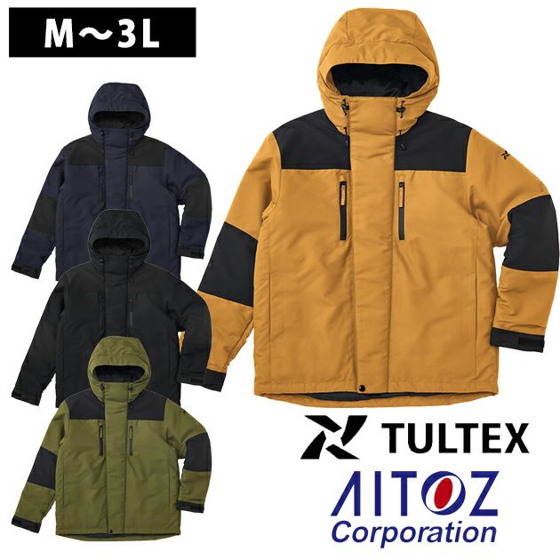 アイトス 秋冬作業服 作業着 TULTEX 機能綿パーカジャケット 24530