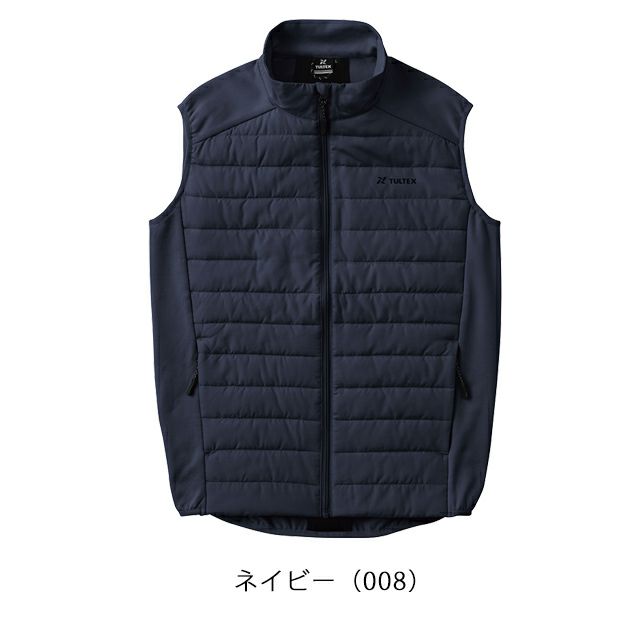 アイトス 防寒作業服 防寒着 TULTEX グラフェン中綿ニットコンビベスト 23570