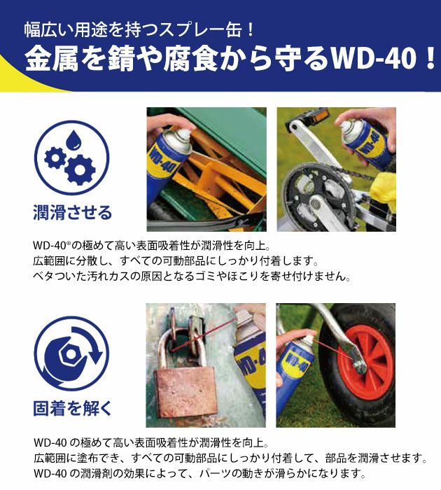 WD-40 作業用品 潤滑・防錆スプレー WD009