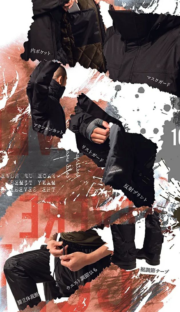 マック レインウェア サーモセイバー防水防寒スーツIII AS-3150