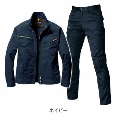 SS～3L BURTLE バートル 秋冬作業服 作業着 ジャケット・パンツ上下セット（ネイビー） 1701・1702