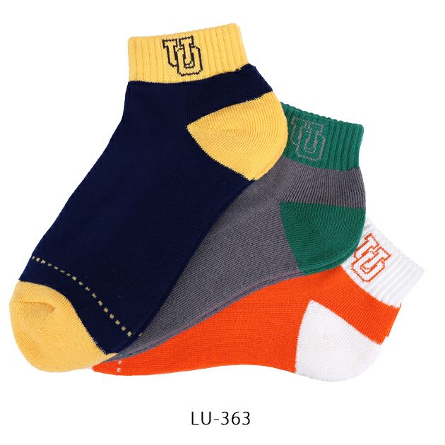 UNIVERSAL OVERALL ユニバーサルオーバーオール 靴下 アンクルソックス3足組 LU-363・LU-361