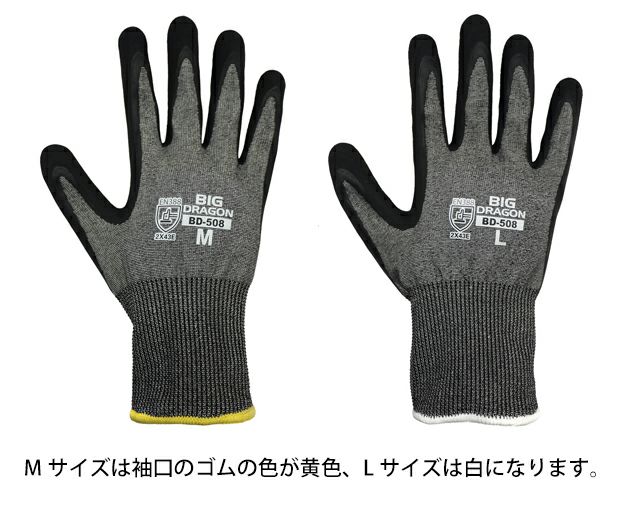 富士グローブ 手袋 ノンカットハードグリップ BD-508
