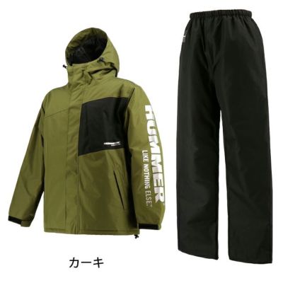 S～3L HUMMER ハマー レインウェア 防水防寒レインスーツ HM-W1