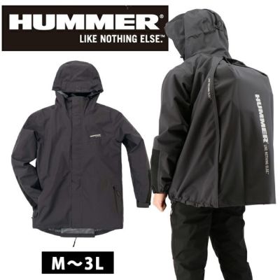 HUMMER ハマー レインウェア LED超はっ水透湿防水ストレッチコート HM-W10