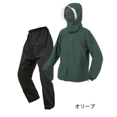 M～8L 富士手袋工業 レインウェア ブレリスストレッチ透湿防水レインスーツ 477-20