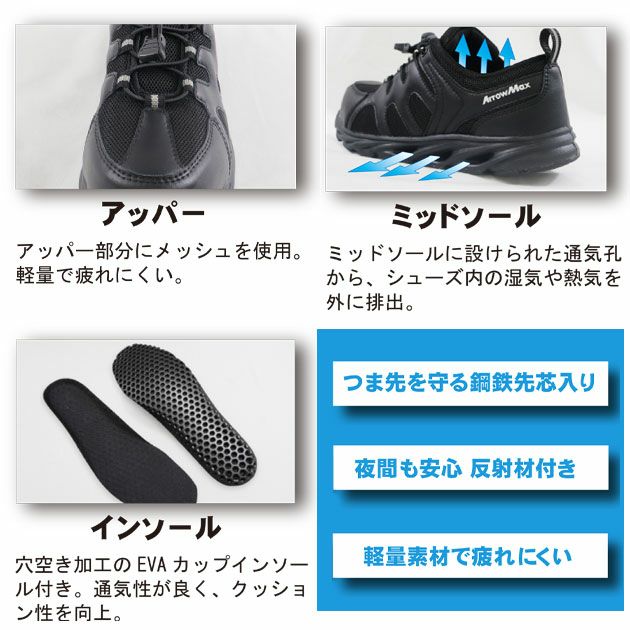 福山ゴム 安全靴 アローマックス #121