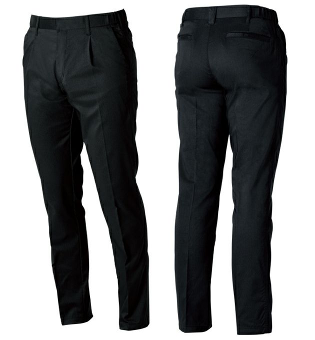 6L SOWA 桑和 春夏作業服 作業着 スラックス（ワンタック、脇ゴム） 9528-09