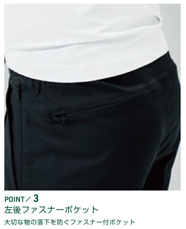 S～3L UniformBEAMS Circus ビームス 春夏作業服 作業着 スラックス（ワンタック、脇ゴム） U7702-09