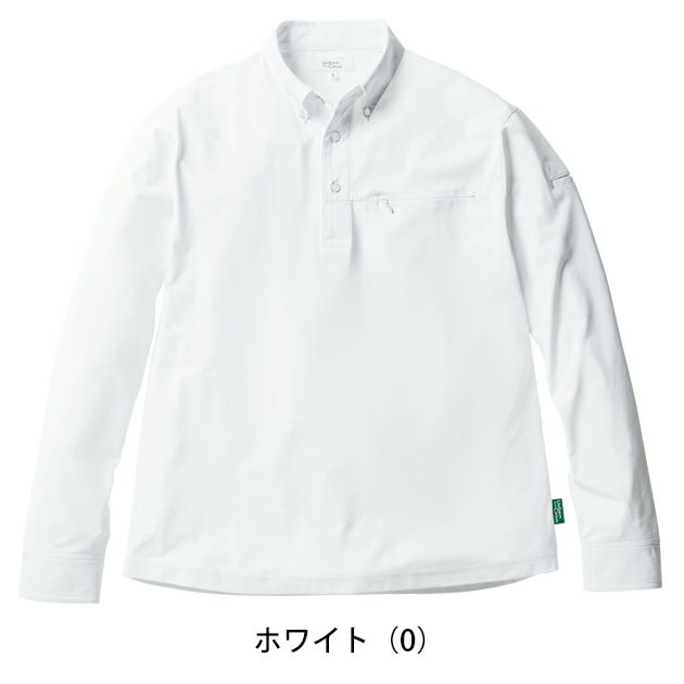 S～4L UniformBEAMS Circus ビームス 春夏作業服 作業着 長袖ポロシャツ（ボタンダウン、胸ポケット有） U7715-50