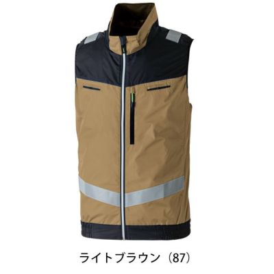 4L～5L SOWA 桑和 空調作業服 作業着 EFベスト（反射材付） 7369-16