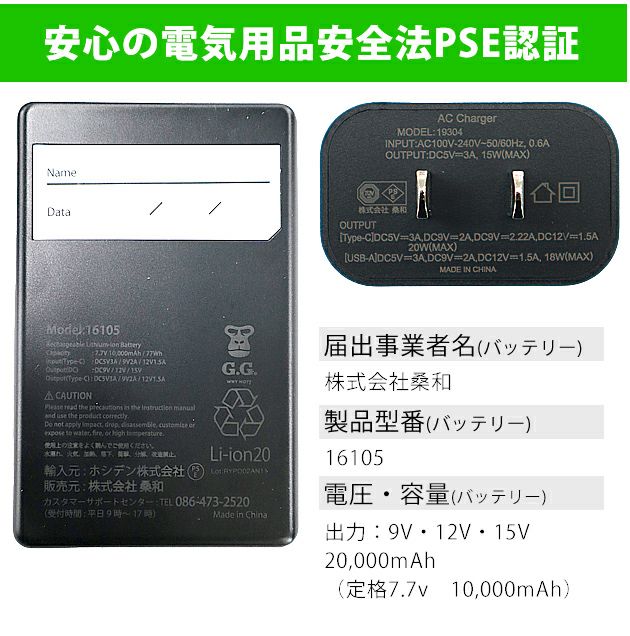 SOWA 桑和 空調作業服 作業着 デバイスセット 16108