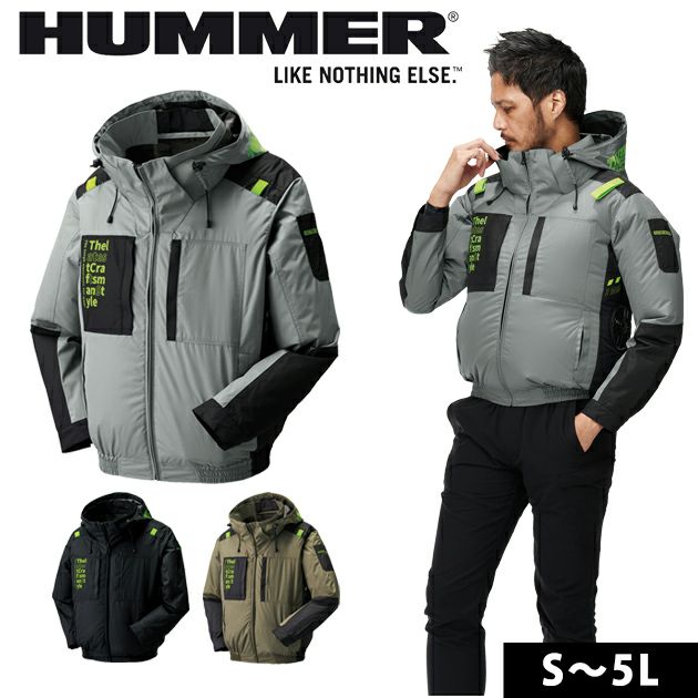 ATACK BASE アタックベース 空調作業服 作業着 The tough 空調風神服チタンフード長袖ブルゾン 7743