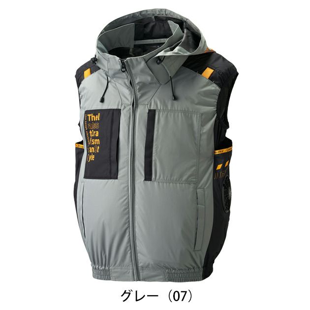 ATACK BASE アタックベース 空調作業服 作業着 The tough 空調風神服チタンフードベスト 7700