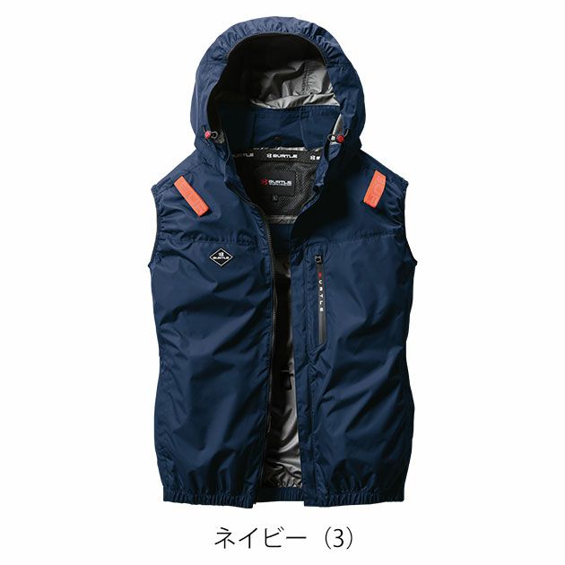 S～XXL BURTLE バートル 空調作業服 作業着 ACベスト（ユニセックス） AC2064