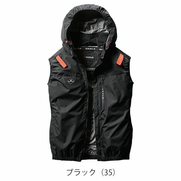 S～XXL BURTLE バートル 空調作業服 作業着 ACベスト（ユニセックス） AC2064