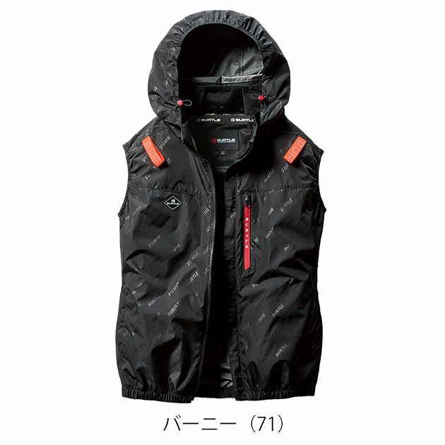 S～XXL BURTLE バートル 空調作業服 作業着 ACベスト（ユニセックス） AC2064
