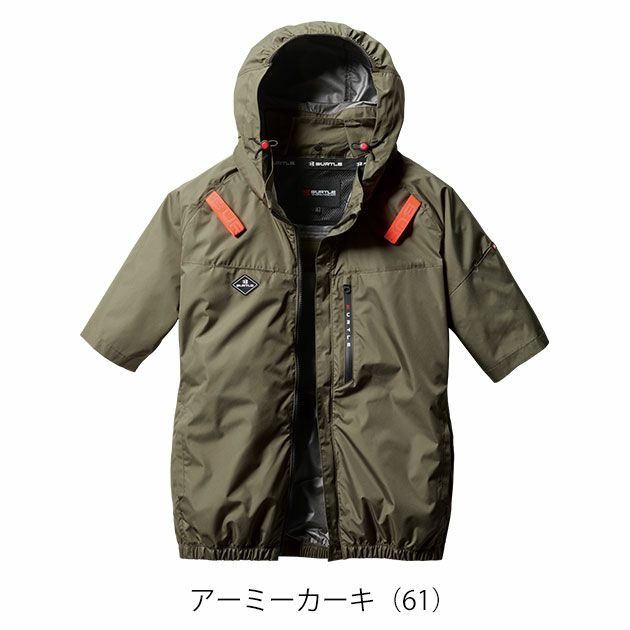 S～XXL BURTLE バートル 空調作業服 作業着 AC半袖ブルゾン（ユニセックス） AC2066
