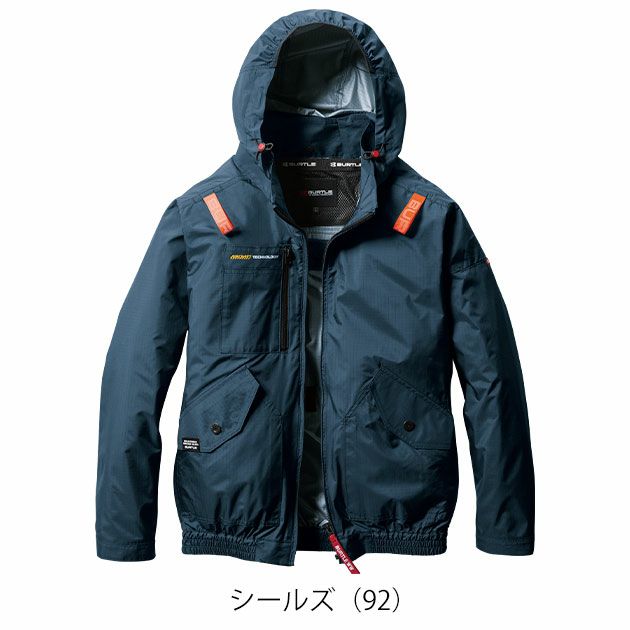 S～XXL BURTLE バートル 空調作業服 作業着 ACブルゾン（ユニセックス） AC2071