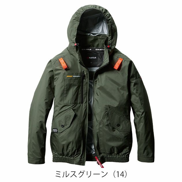 3XL BURTLE バートル 空調作業服 作業着 ACブルゾン（ユニセックス） AC2071